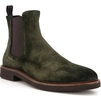 rosso e nero Herren Chelsea Boots grün Velours von rosso e nero