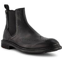 rosso e nero Herren Chelsea Boots schwarz Glattleder von rosso e nero