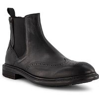 rosso e nero Herren Chelsea Boots schwarz Glattleder von rosso e nero