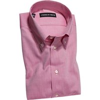 rosso e nero Herren Hemd rot Slim Fit von rosso e nero