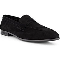 rosso e nero Herren Loafer schwarz Velours von rosso e nero