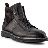 rosso e nero Herren Schnürboots grau Glattleder von rosso e nero