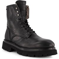 rosso e nero Herren Schnürboots schwarz Glattleder von rosso e nero