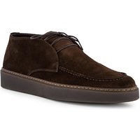 rosso e nero Herren Schnürschuhe braun Velours von rosso e nero