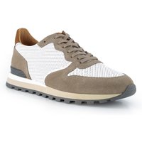 rosso e nero Herren Sneaker beige Glattleder von rosso e nero