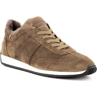 rosso e nero Herren Sneaker beige Veloursleder von rosso e nero