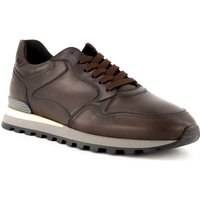 rosso e nero Herren Sneaker braun Glattleder von rosso e nero