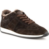 rosso e nero Herren Sneaker braun Nubuk-/Veloursleder von rosso e nero