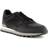 rosso e nero Herren Sneaker grau Glattleder von rosso e nero