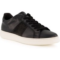rosso e nero Herren Sneaker schwarz Glattleder von rosso e nero