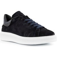 rosso e nero Herren Sneaker blau Velours von rosso e nero