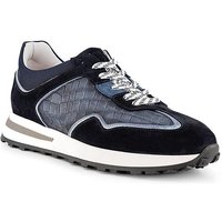 rosso e nero Herren Sneaker blau Velours von rosso e nero