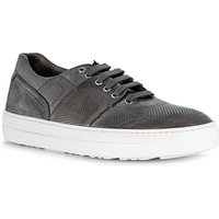 rosso e nero Herren Sneaker grau Glattleder von rosso e nero