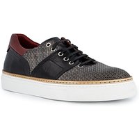 rosso e nero Herren Sneaker grau Glattleder von rosso e nero