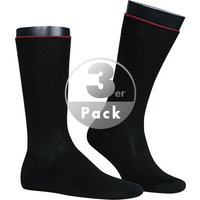 rosso e nero Herren Socken schwarz Seide unifarben von rosso e nero