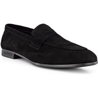 rosso e nero Herren Loafer schwarz Velours von rosso e nero