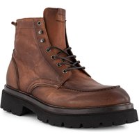 rosso e nero Herren Schnürboots braun Glattleder von rosso e nero