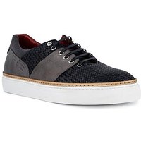 rosso e nero Herren Sneaker blau Glattleder von rosso e nero