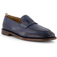 rosso e nero Herren Loafer blau Glattleder von rosso e nero