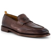 rosso e nero Herren Loafer braun Glattleder von rosso e nero