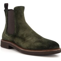 rosso e nero Herren Chelsea Boots grün Velours von rosso e nero