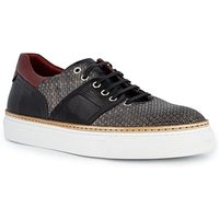 rosso e nero Herren Sneaker grau Glattleder von rosso e nero