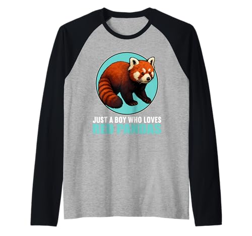 Herren rote Pandas roter Panda Raglan Herren rote Pandas roter Panda Raglan von rote Pandas roter Panda Tier Shop
