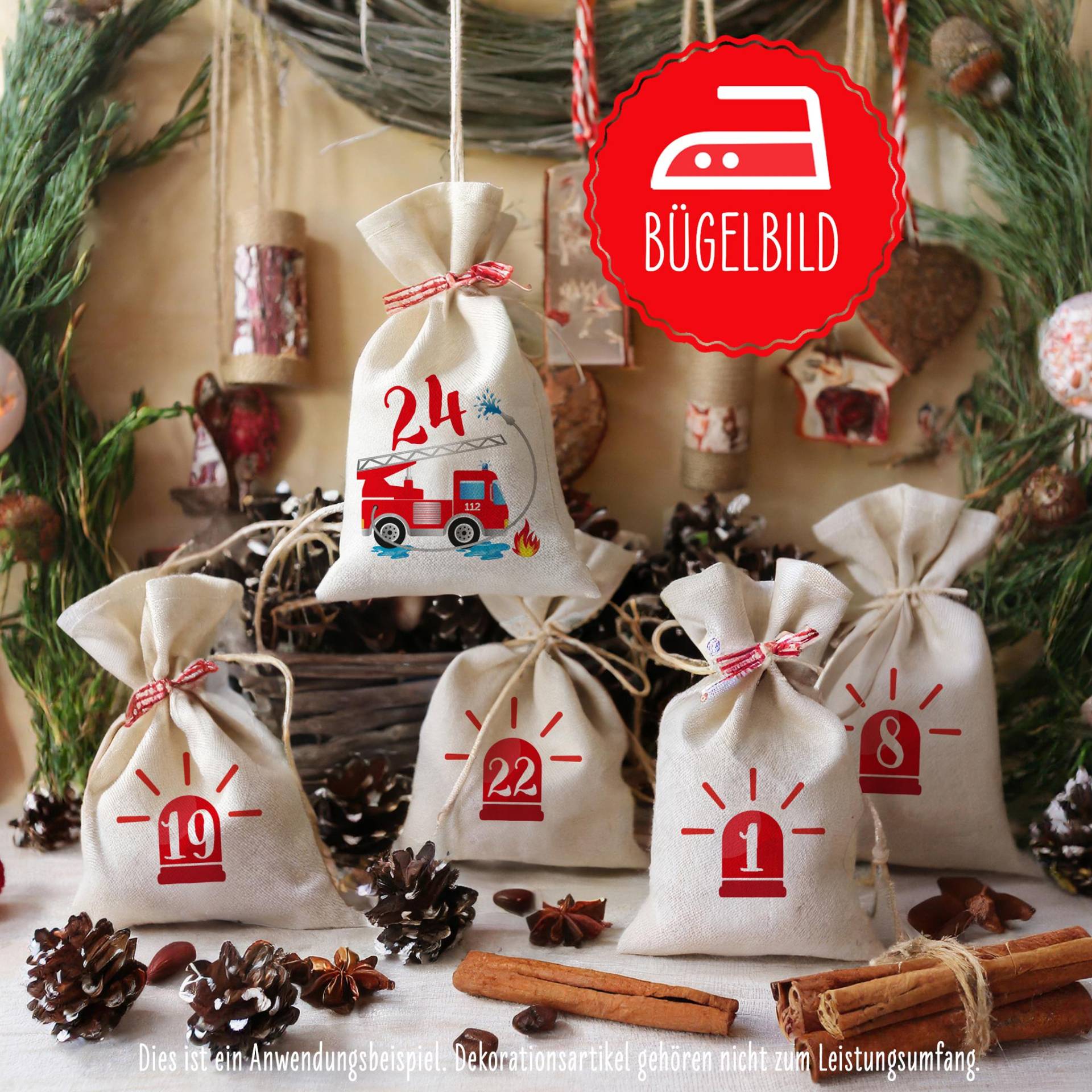 Adventskalender Adventszahlen Feuerwehr, Zum Aufbügeln, 24 Zahlen Im Warnlicht Und Feuerwehrauto | Diy Stoff Karton Filz Jute, Selber Machen Adventskalender Adventszahlen Feuerwehr, Zum Aufbügeln, 24 Zahlen Im Warnlicht Und Feuerwehrauto | Diy Stoff Karton Filz Jute, Selber Machen von rotekirschen