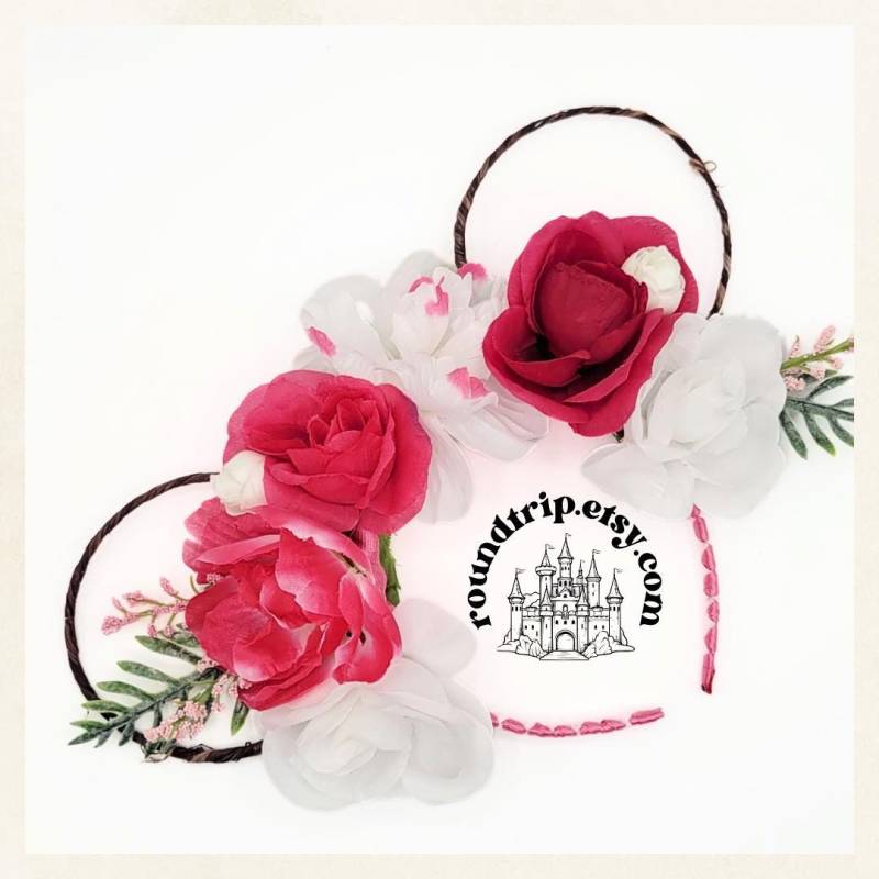 Boho Blumen Micky Ohren Frühlingsblumen Haarband Boho Blumen Micky Ohren Frühlingsblumen Haarband von roundtrip