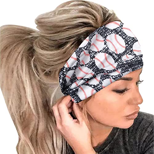 Damen Mode Ball Print Elastisches Stirnband - Damen Haarband Kopfwickel Haarband Bandana Stirnband Für Sport Tägliche Mode Outfits Damenmode Stirnbänder Kopftücher Haarschmuck Athletisch von routinfly