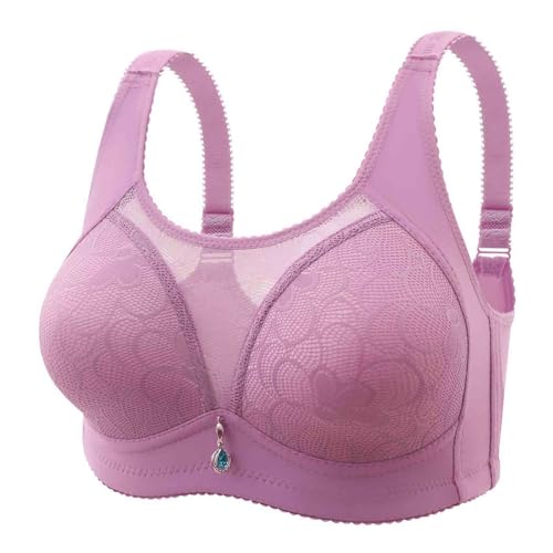 Damen Push Up BH Ohne Bügel Sexy Bustier Sport BH Bustier Nahtloser BH Damen Gepolstert Bralette Starker Halt Klassische BHS Bügelloser Weich BH Komfort Vollschalen BH Für Alltag Yoga Fitness von routinfly