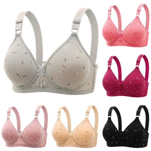 Damen Sport BH Push Up BH Ohne Bügel Gepolstert Plunge BH Klassische BHs für Damen Starker Halt Damen BH Everyday Bra Vollschalen BH Fitness Lauf Joggen Yoga BH Frauen Komfort Alltag UnterwäSche von routinfly