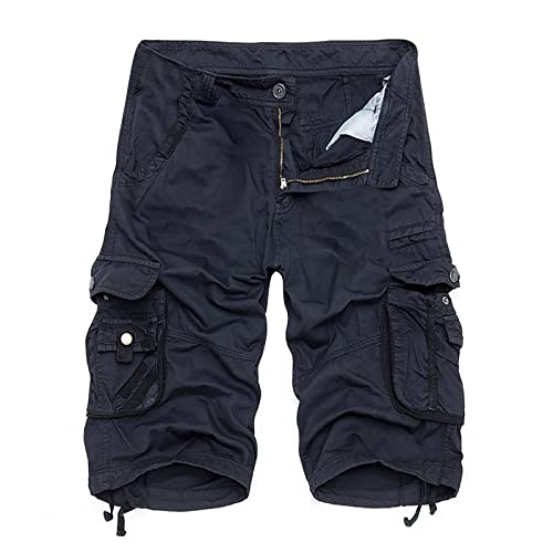 GroßE GrößE Cargo Shorts Herren Mode MäNner Kurz Arbeitshosen Stretch Bermuda Shorts Stilvoll Laufshorts Elastischer Bund Festliche Hosen Locker Chino Shorts Radhose MäNner Kurz Wandershorts von routinfly