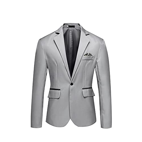 Jacke Anzug Herren Hochzeit DüNn Plus GrößEn Anzug Jacke Business Sommer Jacke Anzug Schlank Modern Anzug Jacke Sportlich Freizeit Anzug Blazer Revers Formelle Herrenmode LäSsig ÜBergangsjacke von routinfly