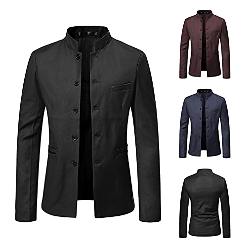 Jacke Anzug Herren Hochzeit DüNn Plus GrößEn Anzug Jacke Business Sommer Jacke Anzug Schlank Modern Anzug Jacke Sportlich Freizeit Anzug Blazer Revers Formelle Herrenmode LäSsig ÜBergangsjacke von routinfly