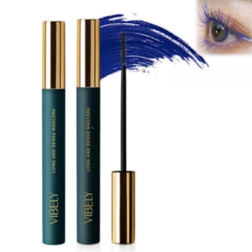 Mascara, Judydoll Mascara, Judy Doll Mascara, Mascara Waterproof, Judydoll – 3D Curling Wimperneisen-Mascara, Judydoll Curling Mascara, Judydoll Metal Mascara Wischfest (Blau-2) von routinfly