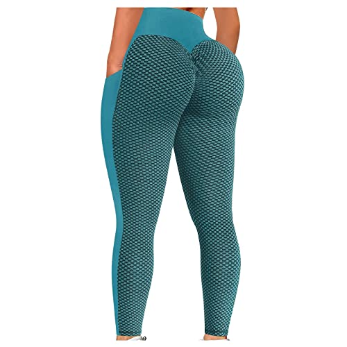 Scrunch Hintern Leggings Damen Hohe Taille Yoga Hosen Abnehmen Booty Leggings Workout Laufen Po Lift Strumpfhosen Mit Taschen Butterweich Atmungsaktiv Nahtlos Undurchsichtig 4 Weg Stretch Yoga Hosen von routinfly