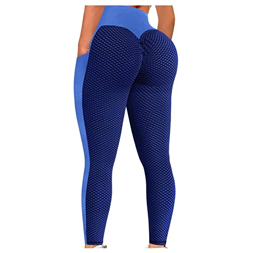 Scrunch Hintern Leggings Damen Hohe Taille Yoga Hosen Abnehmen Booty Leggings Workout Laufen Po Lift Strumpfhosen Mit Taschen Butterweich Atmungsaktiv Nahtlos Undurchsichtig 4 Weg Stretch Yoga Hosen von routinfly