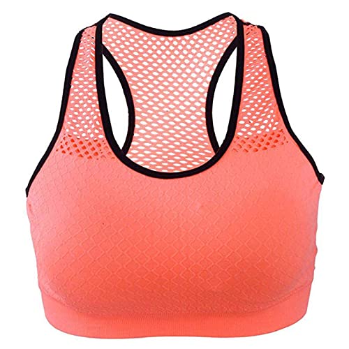 routinfly Damen Sport-BH Ohne Bügel Tank Top BH Mesh Atmungsaktiv Bralette y2k Sport Unterwäsche Rückenfrei Yoga Bralette Alltag Sportoberteil Frau Bustie U-Hals Schlafen BH für Frauen Mädchen von routinfly