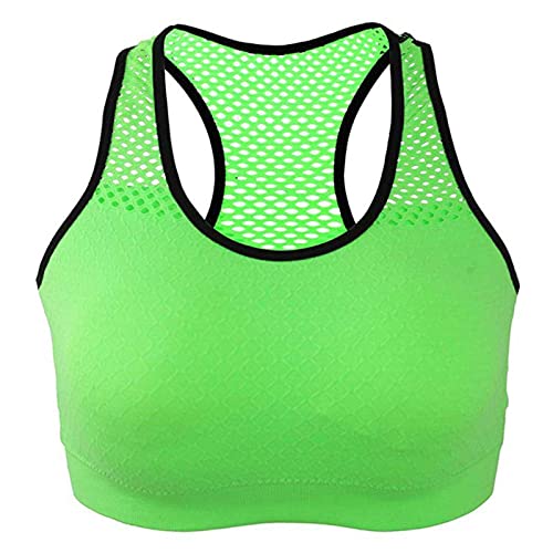 routinfly Damen Sport-BH Ohne Bügel Tank Top BH Mesh Atmungsaktiv Bralette y2k Sport Unterwäsche Rückenfrei Yoga Bralette Alltag Sportoberteil Frau Bustie U-Hals Schlafen BH für Frauen Mädchen von routinfly