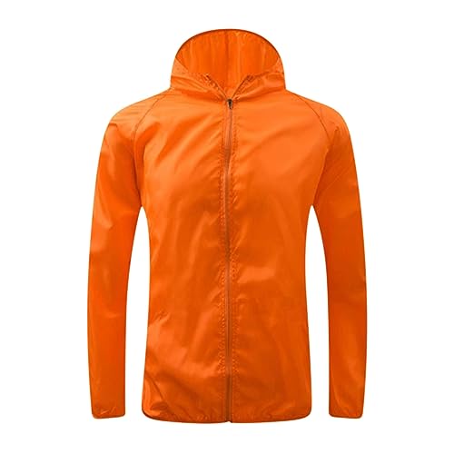 routinfly Regenjacke Damen Herren Atmungsaktiver Wasserdichter Regenmantel Fahrradjacke Leichte Winddichte Funktionsjacke Outdoor Jacke ÜBergangsjacke Sweatjacke Mit Kapuze Zum Wandern Trekking von routinfly