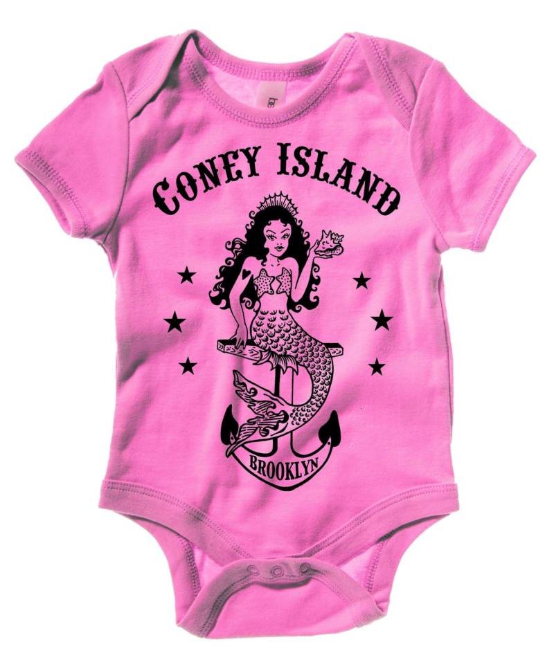 Coney Island Meerjungfrau Baby Body von roxystees