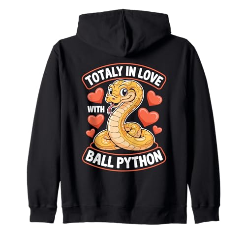 Totally In Love With Ball Python Snake für Damen Kapuzenjacke Totally In Love With Ball Python Snake für Damen Kapuzenjacke von royal python Snakes legless reptiles Snake pythons