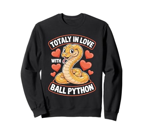 Totally In Love With Ball Python Snake für Damen Sweatshirt Totally In Love With Ball Python Snake für Damen Sweatshirt von royal python Snakes legless reptiles Snake pythons