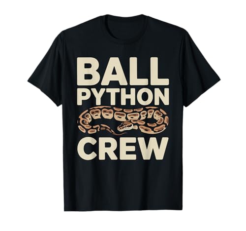 Ball Python Crew Reptilienball Pythonschlange für Damen T-Shirt Ball Python Crew Reptilienball Pythonschlange für Damen T-Shirt von royal python legless reptiles Ball Python
