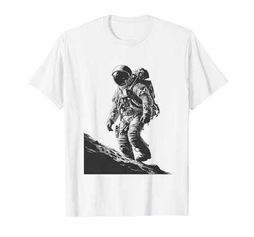 Astronaut Print Künstler Abstrakte Kunstwerke Männer Astronaut T-Shirt von @rtY