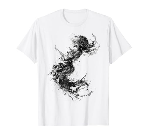 Frauen Meerjungfrau Zeichnung Kunst Grafik Motiv Frauen T-Shirt von @rtY