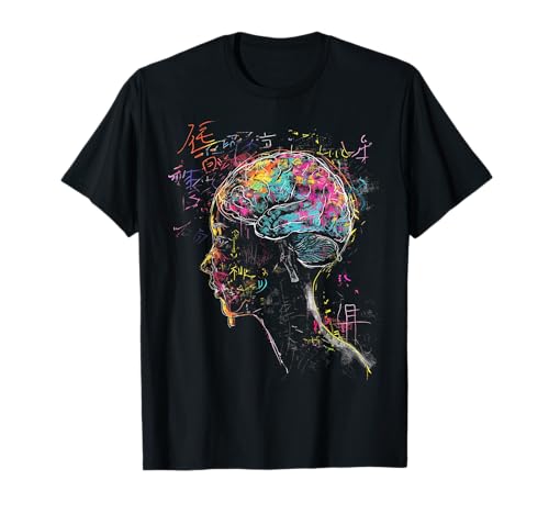 Männer Anatomie Abstrakte Kunst Grafik Buntes Motiv T-Shirt von @rtY