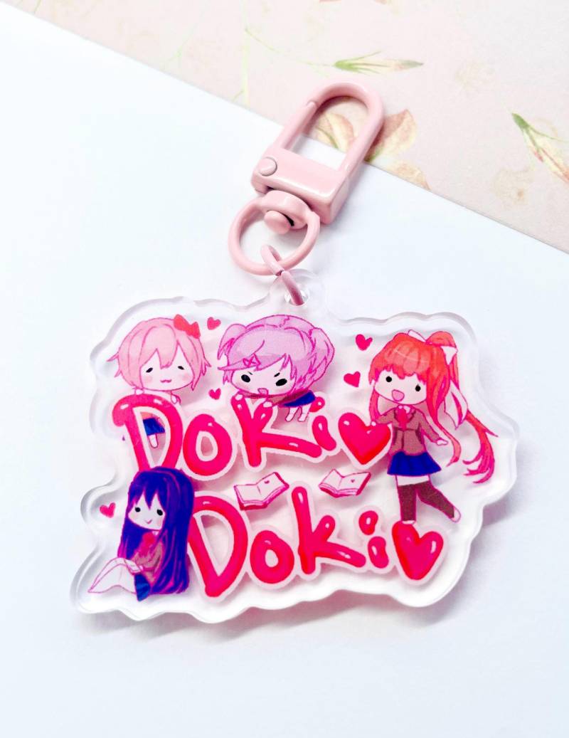 Doki Literaturkeule 5 cm Anhänger von rtisticmonkeys