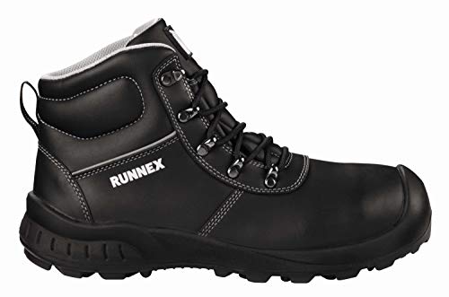 ruNNex Sicherheitsstiefel S3 TeamStar S3-Sicherheitsschnürstiefel schwarz/grau 40 von ruNNex
